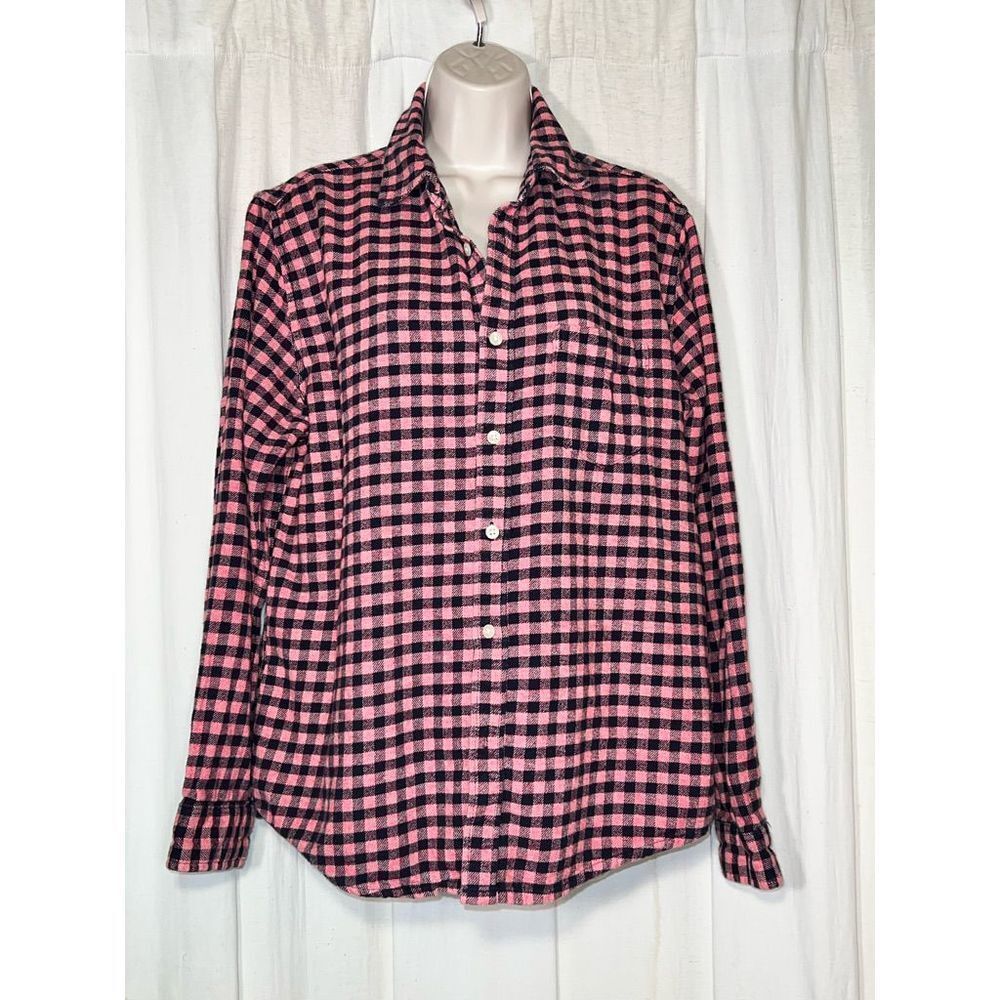 Women’s L Button Up ~ Pink & Blue ~ Prince & Fox ~ EUC